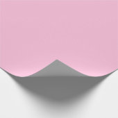Papier Cadeau Classique solide rose doux (Coin)