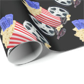 Papier Cadeau Classiques de films colorés (Coin rond)