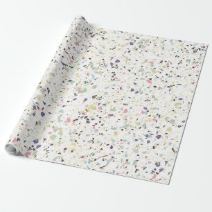 Papier Cadeau Classy vintage marble terrazzo pastel design