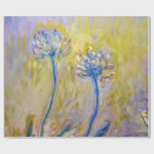 Papier Cadeau Claude Monet - Agapanthus (Plat)