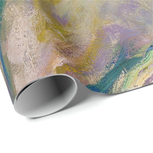 Papier Cadeau Claude Monet - Agapanthus (Coin rond)