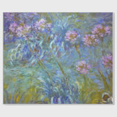 Papier Cadeau Claude Monet Agapanthus Fine Art Floral GalleryHD (Plat)