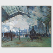 Papier Cadeau Claude Monet Arrivée du train de Normandie (Plat)