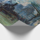 Papier Cadeau Claude Monet Arrivée du train de Normandie (Coin)