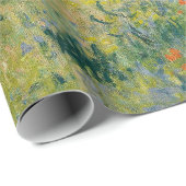 Papier Cadeau Claude Monet - Champs de pavot près d'Argenteuil ( (Coin rond)