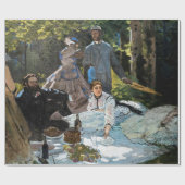 Papier Cadeau Claude Monet - Déjeuner sur l'herbe, panneau droit (Plat)