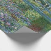 Papier Cadeau Claude Monet - Eau Lily étang, Harmonie verte (Coin)