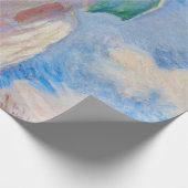 Papier Cadeau Claude Monet - Femme avec Parasol face à gauche (Coin)