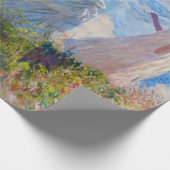 Papier Cadeau Claude Monet - Femme avec série Parasol (Coin)