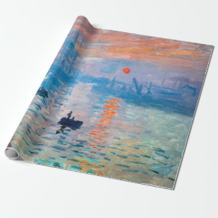 Papier Cadeau Claude Monet - Impression, lever de soleil