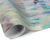 Papier Cadeau Claude Monet - Impression, lever de soleil (Coin rond)