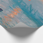 Papier Cadeau Claude Monet Impression Soleil Levant Français (Coin)