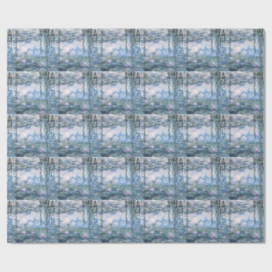 Papier Cadeau Claude Monet Impressionist Water Lillies Painting (Plat)