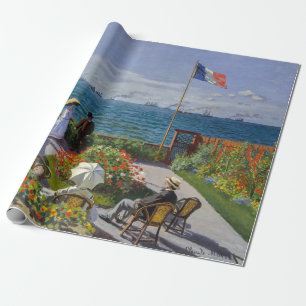 Papier Cadeau Claude Monet - Jardin de Sainte-Adresse