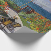 Papier Cadeau Claude Monet - Jardin de Sainte-Adresse (Coin)