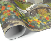 Papier Cadeau Claude Monet - Jardin de Sainte-Adresse (Coin rond)