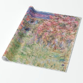 Papier Cadeau Claude Monet La Maison Parmi La Galerie RoseHD (Déroulé)