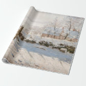 Papier Cadeau Claude Monet - La Pie (Déroulé)