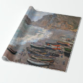 Papier Cadeau Claude Monet - La plage d'Etretat (Déroulé)