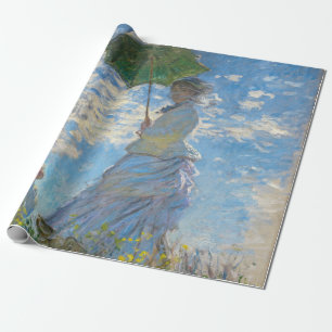 Papier Cadeau Claude Monet - La Promenade, Femme à l'Ombrelle