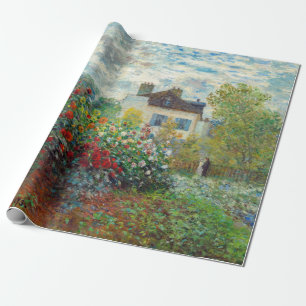 Papier Cadeau Claude Monet - Le Jardin de l'Artiste à Argenteuil