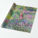 Papier Cadeau Claude Monet - Le jardin d'Iris à Giverny<br><div class="desc">Jardin d'Iris à Giverny / Jardin d'Artiste à Giverny - Claude Monet,  1899-1900</div>