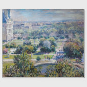Papier Cadeau Claude Monet - Les Jardins des Tuileries (Plat)