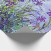 Papier Cadeau Claude Monet - Lilac Irises / Iris Mauves (Coin)
