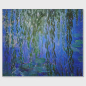 Papier Cadeau Claude Monet - Lys d'eau avec saule plumant (Plat)