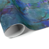 Papier Cadeau Claude Monet - Lys d'eau avec saule plumant (Coin rond)