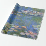 Papier Cadeau Claude Monet // Nappes d'eau<br><div class="desc">Water Lilies est une série d'environ 250 peintures à l'huile réalisées par l'impressionniste Claude Monet (1840-1926). Les peintures représentent le jardin fleuri de Monet à Giverny et ont été l'objet principal de la production artistique de Monet pendant les dernières trente années de sa vie.</div>