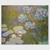 Papier Cadeau Claude Monet - Nénuphars et Agapanthus (Plat)