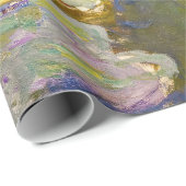 Papier Cadeau Claude Monet - Nénuphars et Agapanthus (Coin rond)