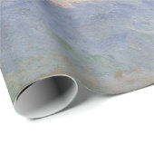 Papier Cadeau Claude Monet - Norvège, Maisons rouges à Bjornegaa (Coin rond)