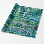 Papier Cadeau Claude Monet - Pont D'Eau Et Pont Japonais<br><div class="desc">Claude Monet - Pont D'Eau Et Pont Japonais (1899)</div>