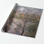 Papier Cadeau Claude Monet - Printemps à travers les branches (Déroulé)