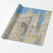 Papier Cadeau Claude Monet Rouen Cathedral Portal Morning Light (Déroulé)