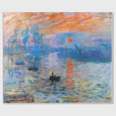 Papier Cadeau Claude Monet Sunrise (Plat)