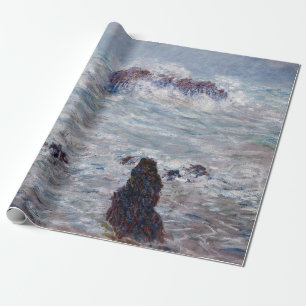 Papier Cadeau Claude Monet - Tempête au large de la côte de Bell