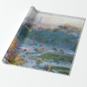 Papier Cadeau Claude Monet - Vue des Tuileries, étude (Déroulé)