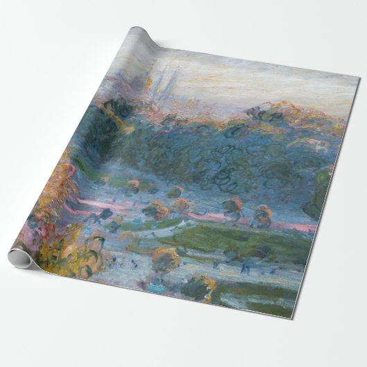 Papier Cadeau Claude Monet - Vue des Tuileries, étude (Déroulé)