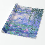 Papier Cadeau Claude Monet Water Lilie L'Art Impressionniste Fra<br><div class="desc">Claude Monet Water Lilies Art French Impressionist Water Lilies (ou Nympheas) est une série d'environ 250 peintures à l'huile de l'impressionniste français Claude Monet. Les peintures représentent le jardin fleuri de Monet à Giverny.</div>