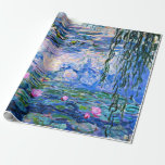 Papier Cadeau Claude Monet - Water Lilies, 1919,<br><div class="desc">Claude Monet célèbre peinture,  Water Lilies,  1919</div>