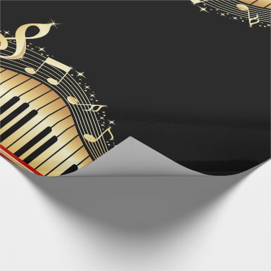 Papier Cadeau Clavier musical (Coin)