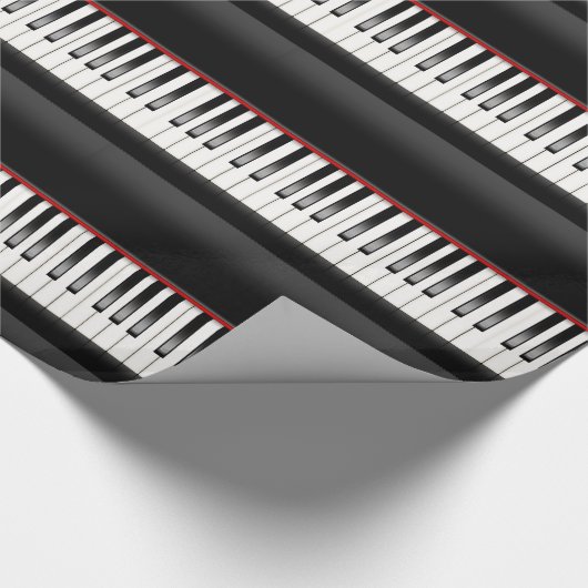 Papier Cadeau clavier piano (Coin)