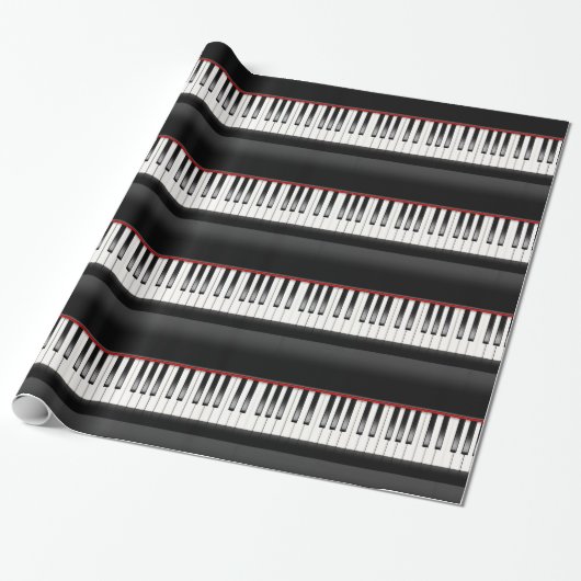 Papier Cadeau clavier piano (Déroulé)
