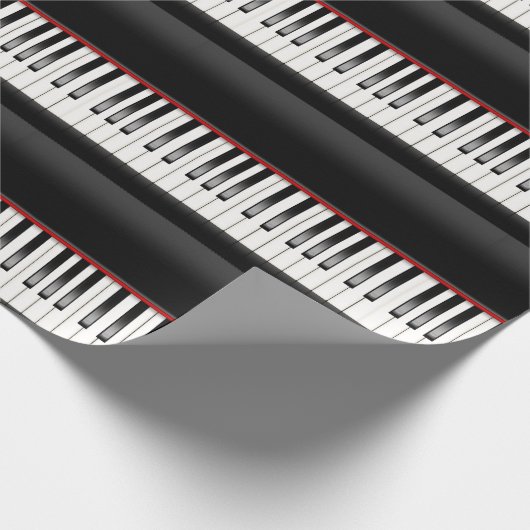 Papier Cadeau clavier piano (Coin)