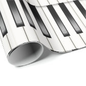 Papier Cadeau Clavier pour piano (Coin rond)