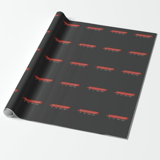 Papier Cadeau Clavier synthétiseur modulaire Waveform analogique (Déroulé)