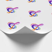 Papier Cadeau Clé Arbre blanc (Coin)